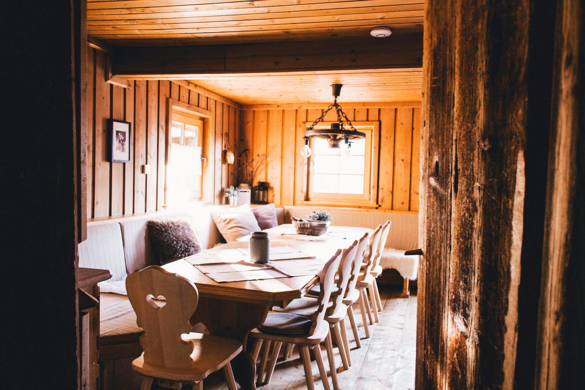 Hoiz Alm Huette mieten Österreich Hohe Tauern Wohnzimmer