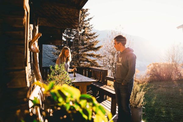 Hoiz Alm Huette mieten Österreich Hohe Tauern Garten Erholung